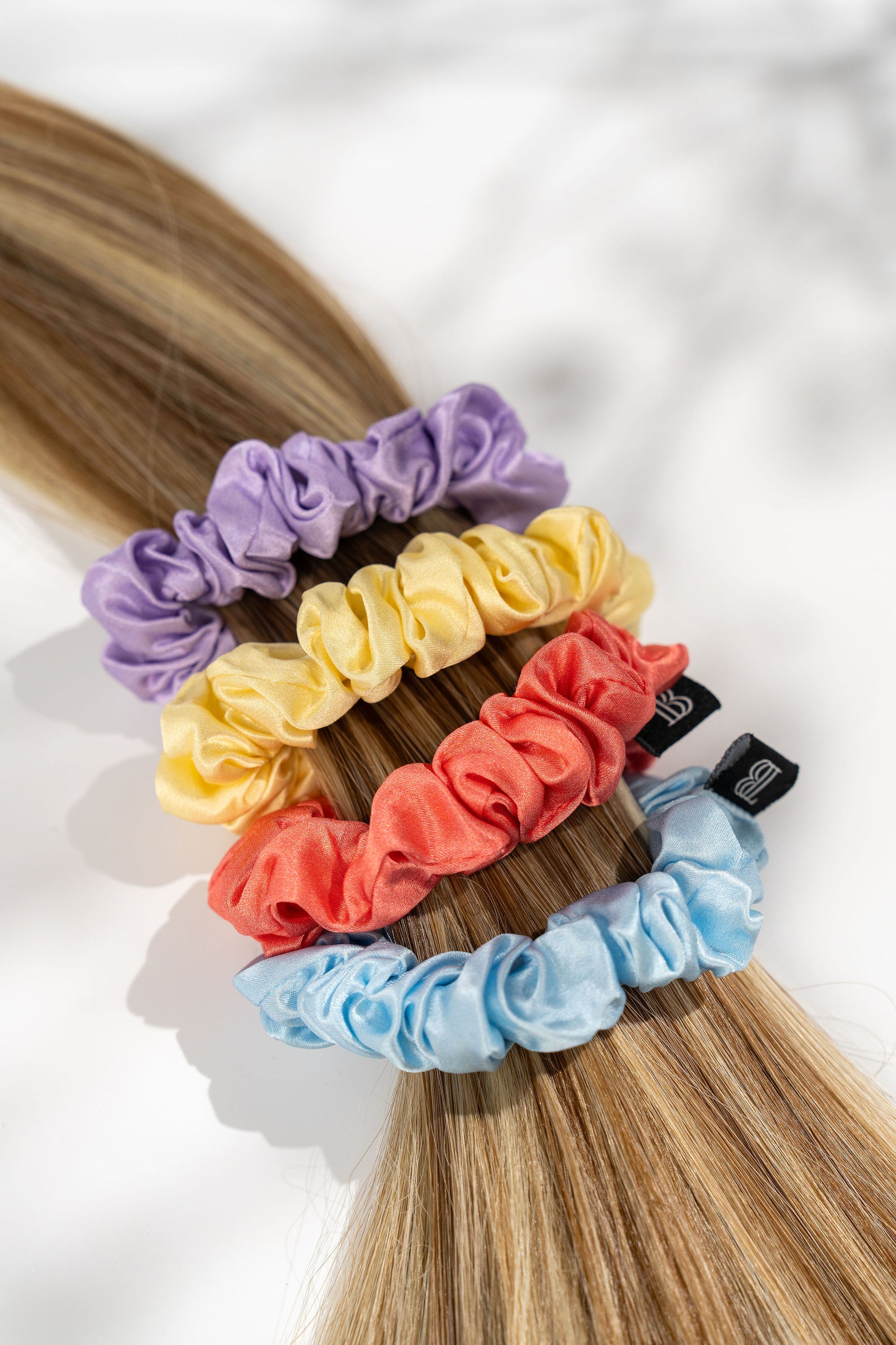 Zomer - MIDI Zijden Scrunchie Bundel