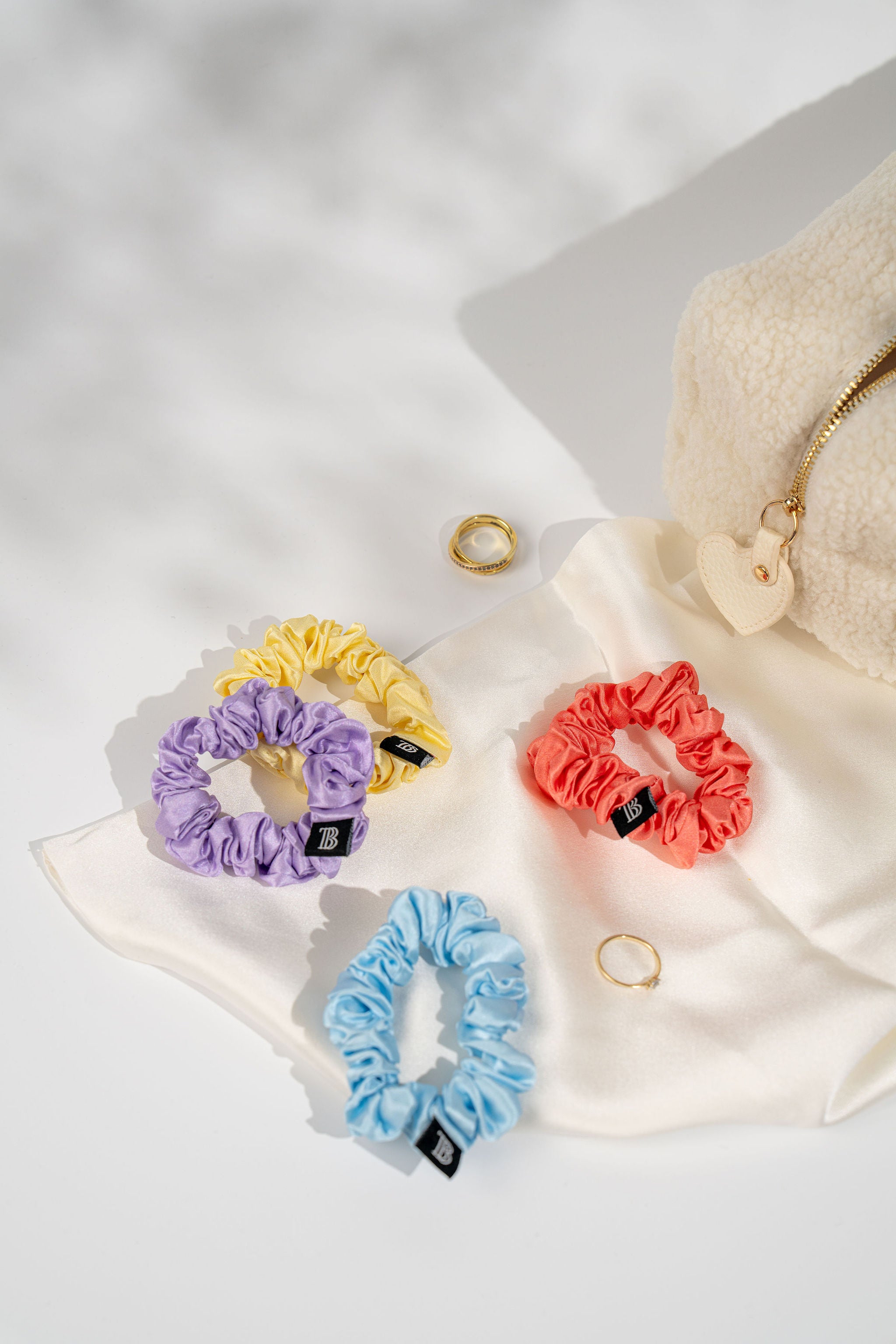 Zomer - MIDI Zijden Scrunchie Bundel