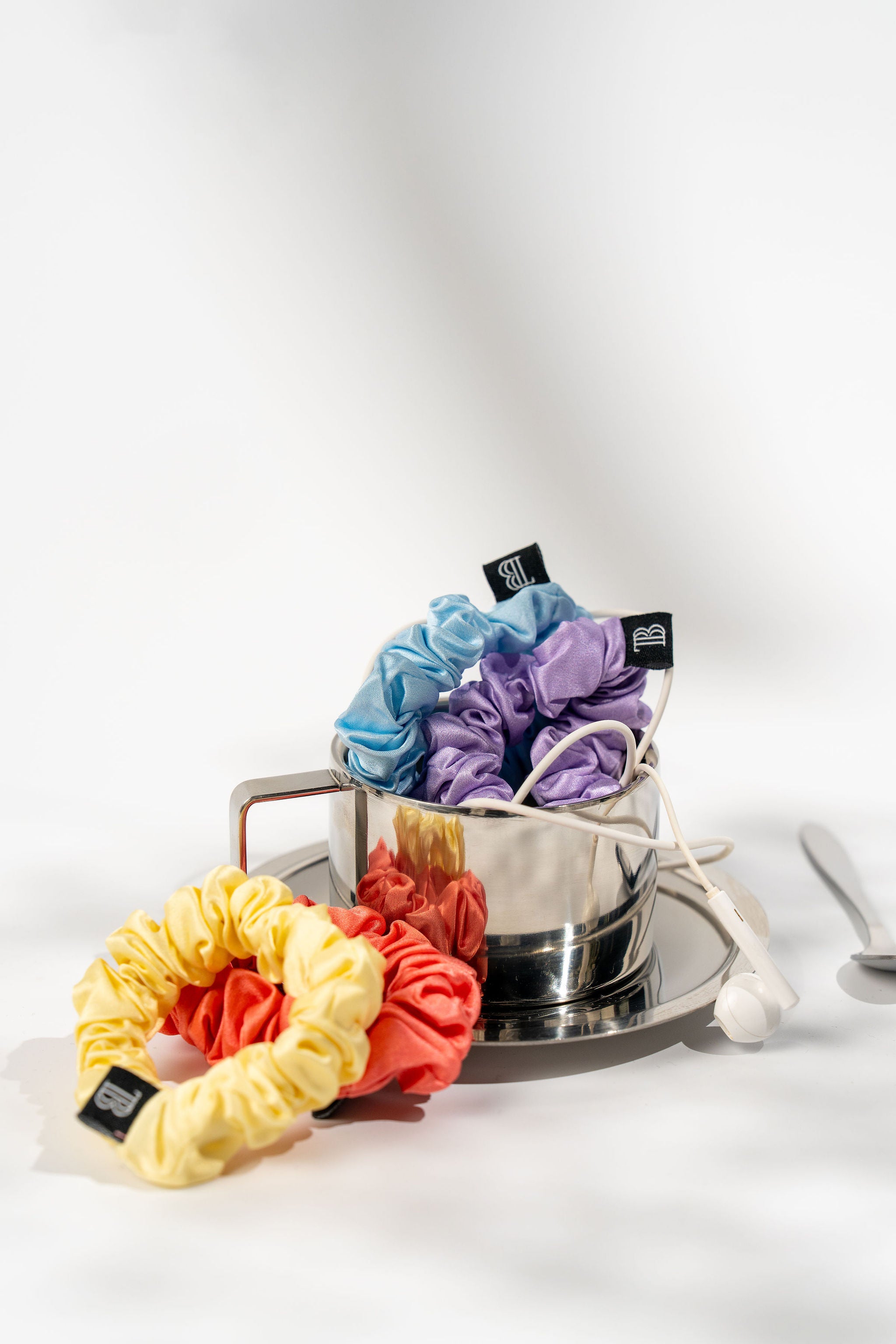 Zomer - MIDI Zijden Scrunchie Bundel