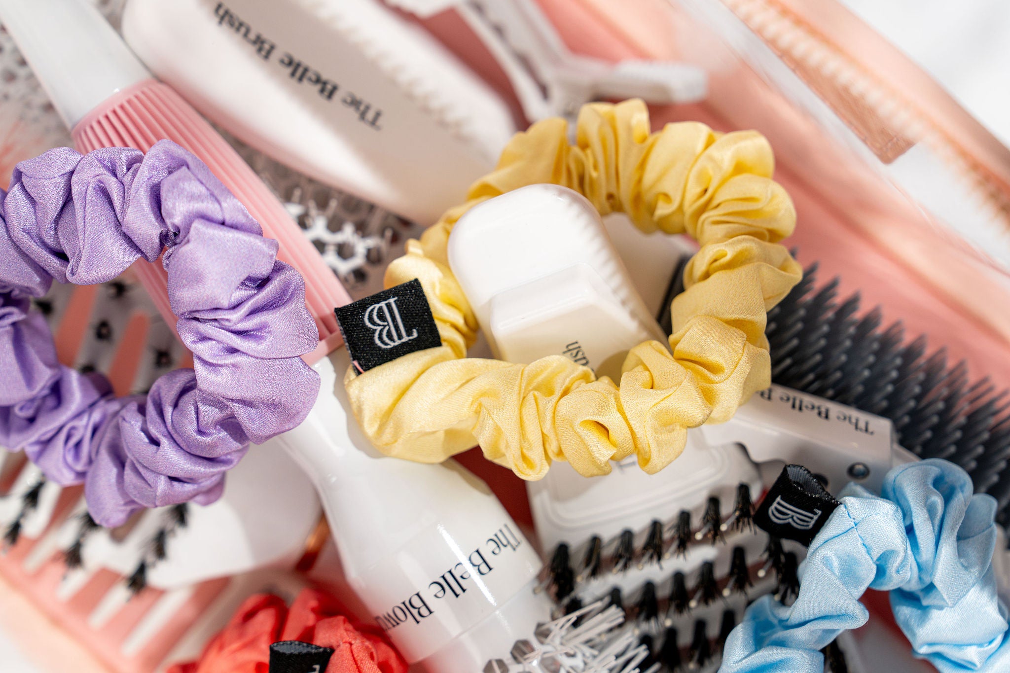 Zomer - MIDI Zijden Scrunchie Bundel