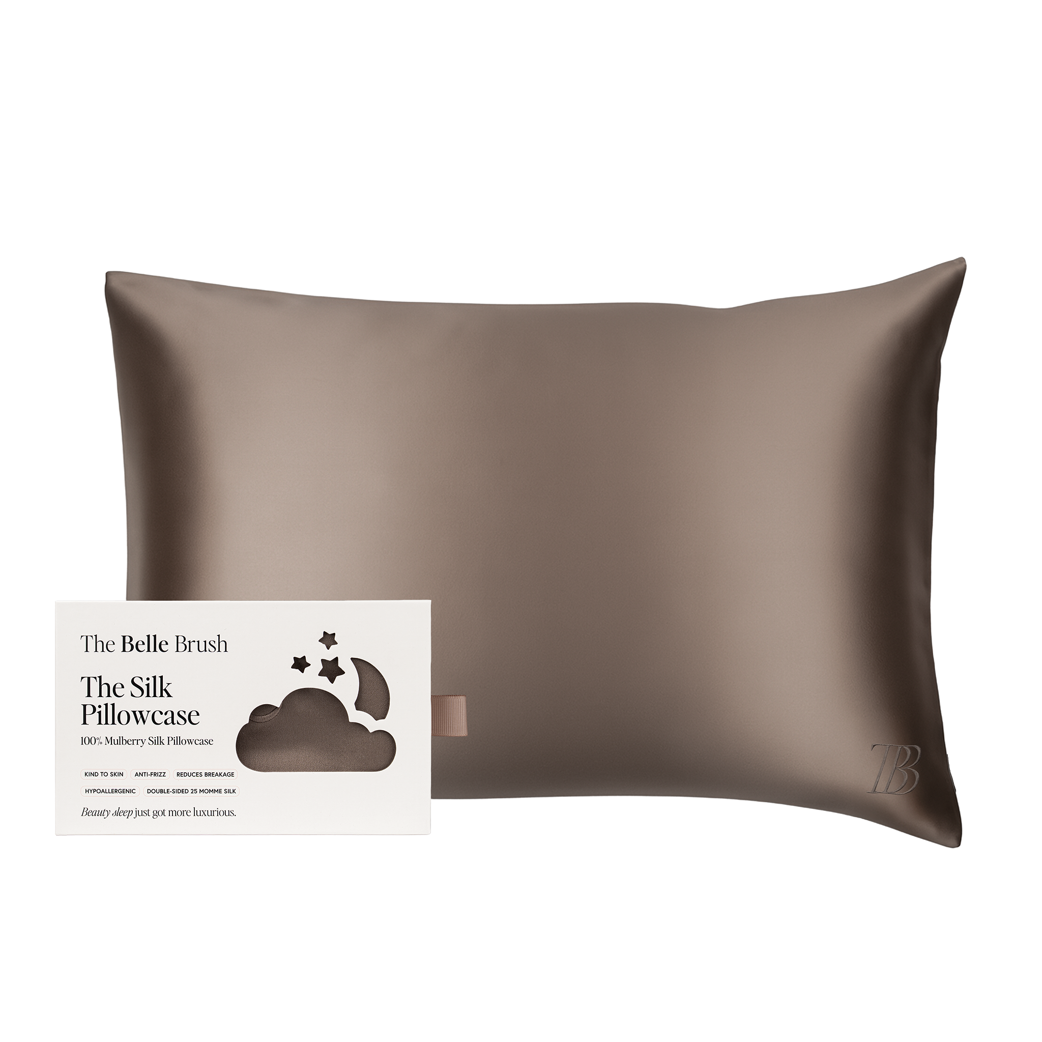 The Silk Pillowcase - Mocha