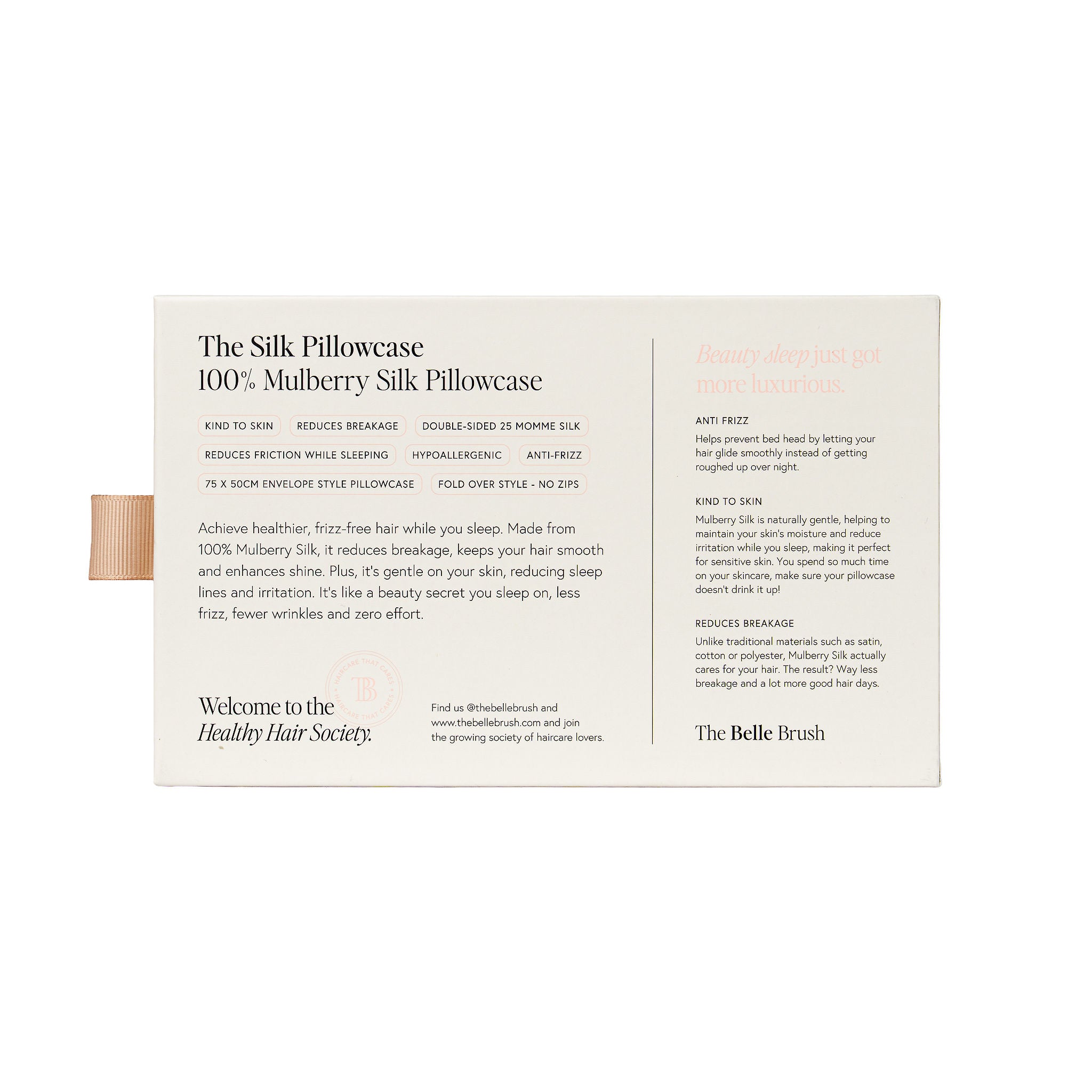 The Silk Pillowcase - Champagne