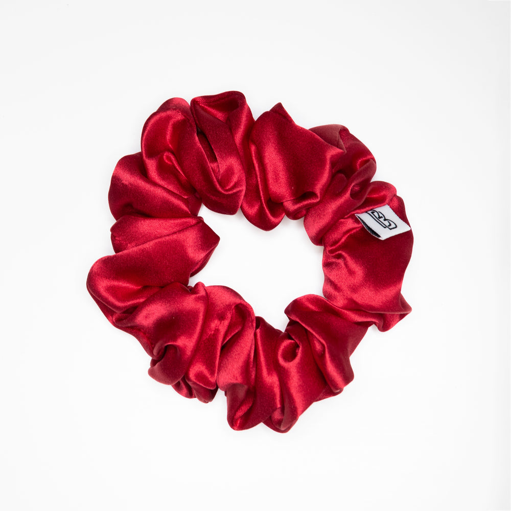 Limited Edition 100% Silk Scrunchie - Red
