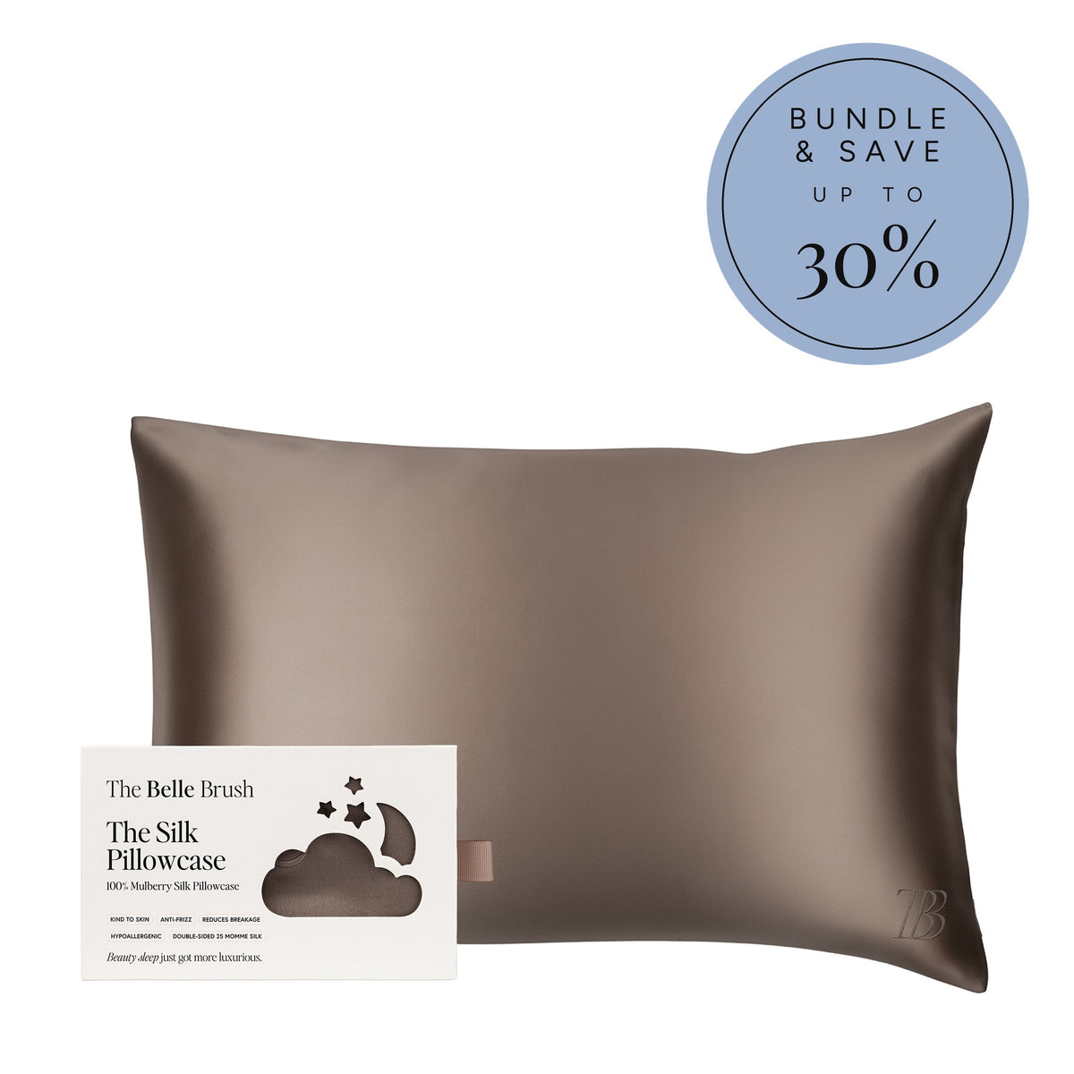The Silk Pillowcase - Mocha