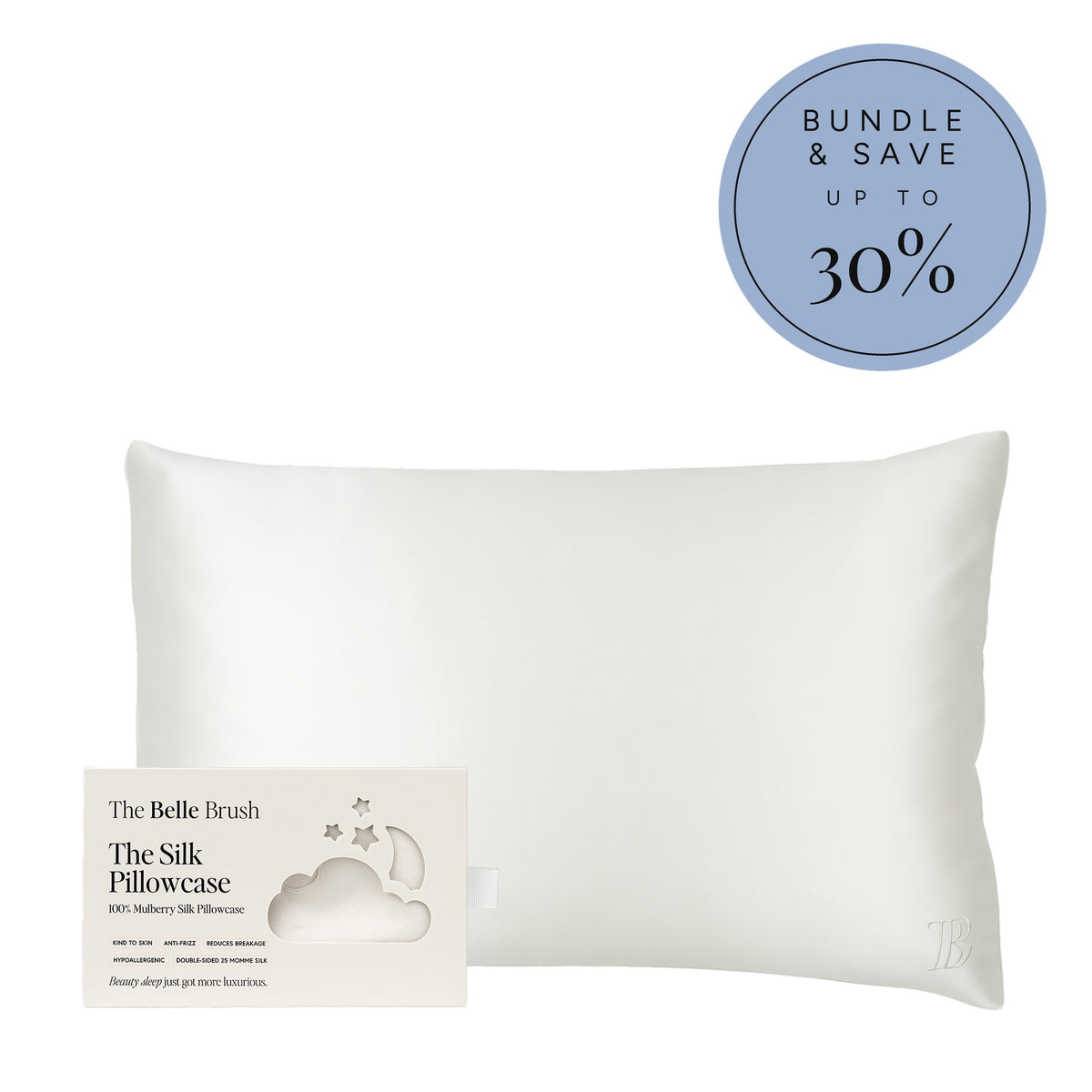 The Silk Pillowcase - White